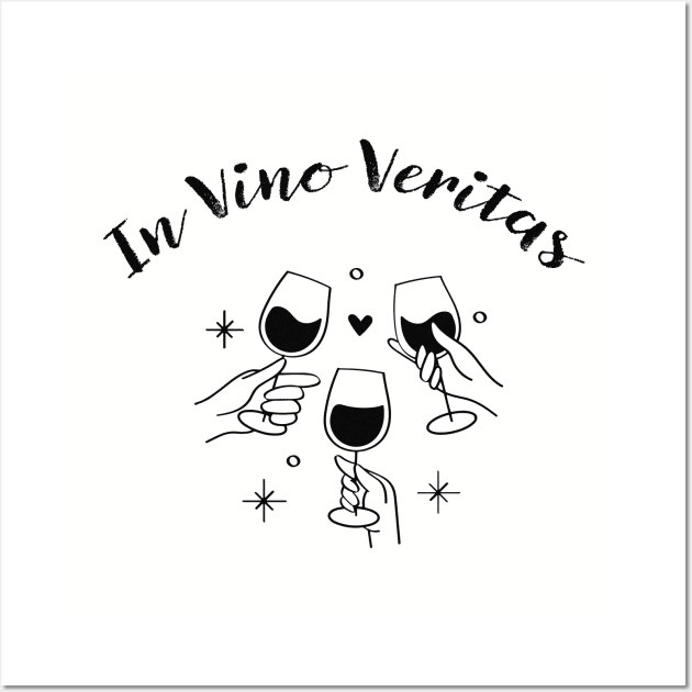 In vino veritas Wall Art by Moreira.art